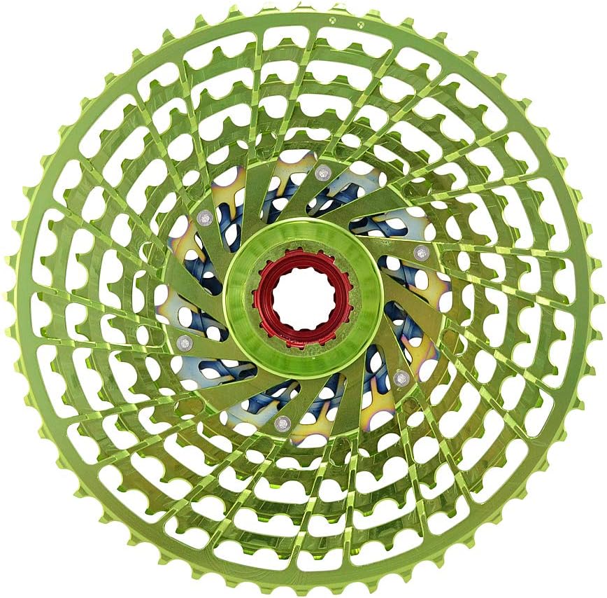 KCNC 12 Speed Cassette 9-52 Teeth for SRAM XD Body, Green, SK2098