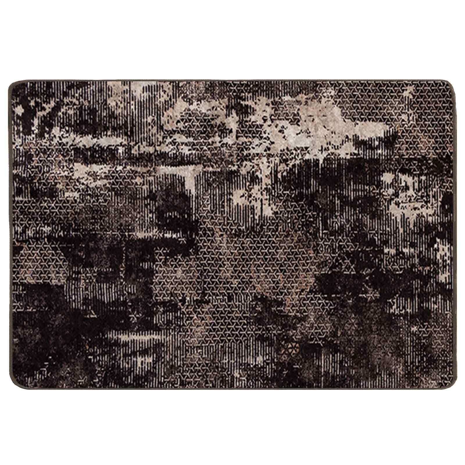 Tapis de passage entrée anti-bruit et antidérapant noir Marsa