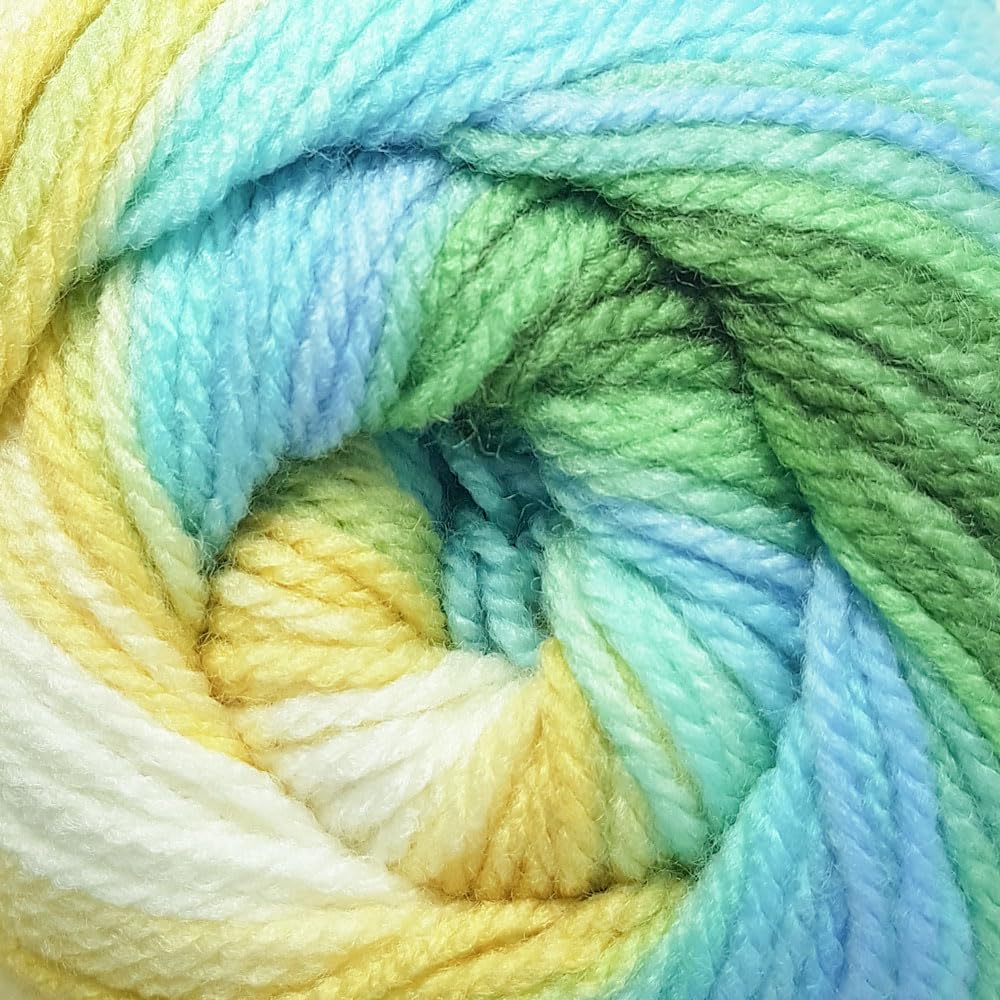 Wendy Giggles Variegated Double Knitting Crochet Yarn Wool - 5x100g Balls -WG03