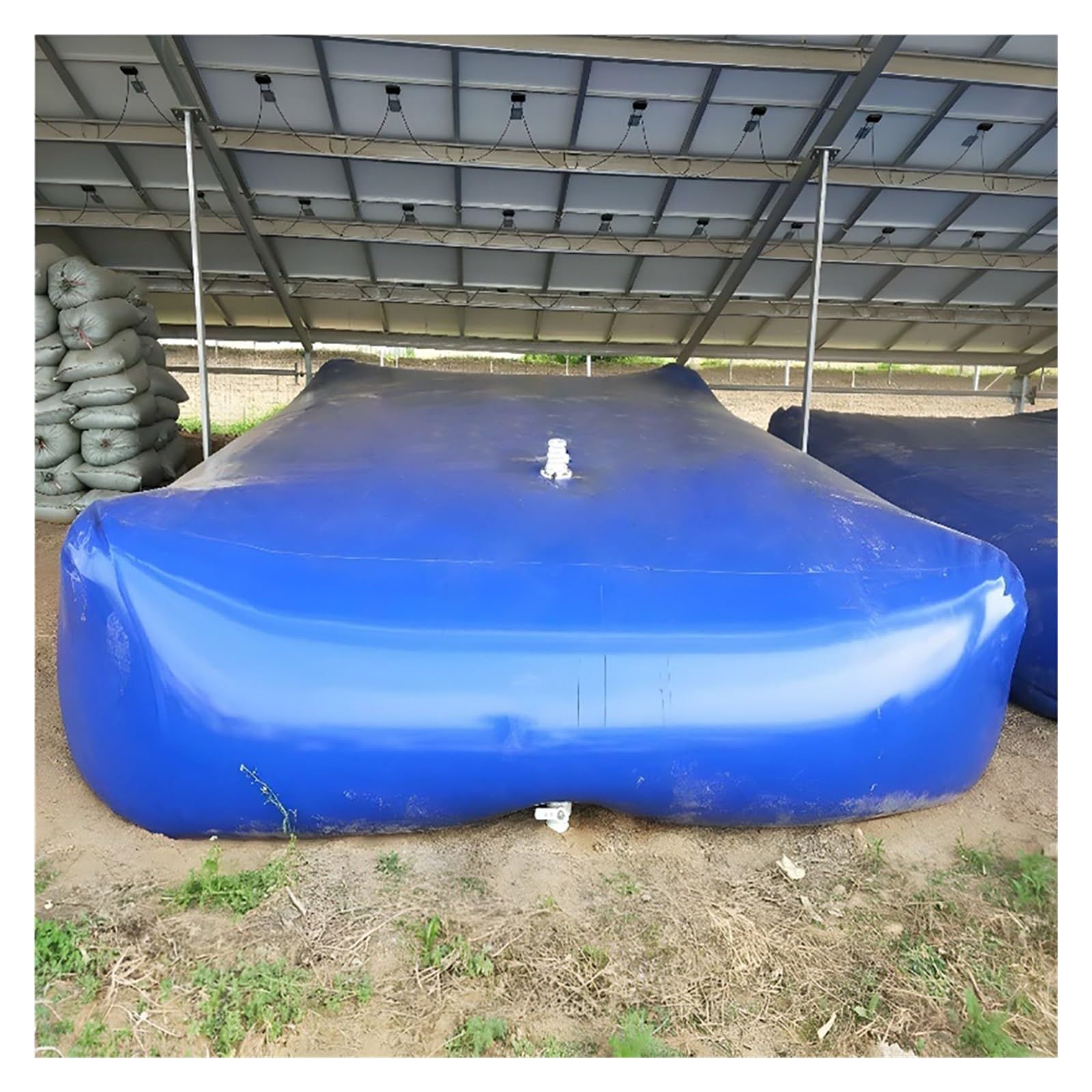 Large Capacity Collapsible Water Tank - 50 to 2000 Gallon PVC Bladder(757L/200Gal/1.5x1x0.51m)