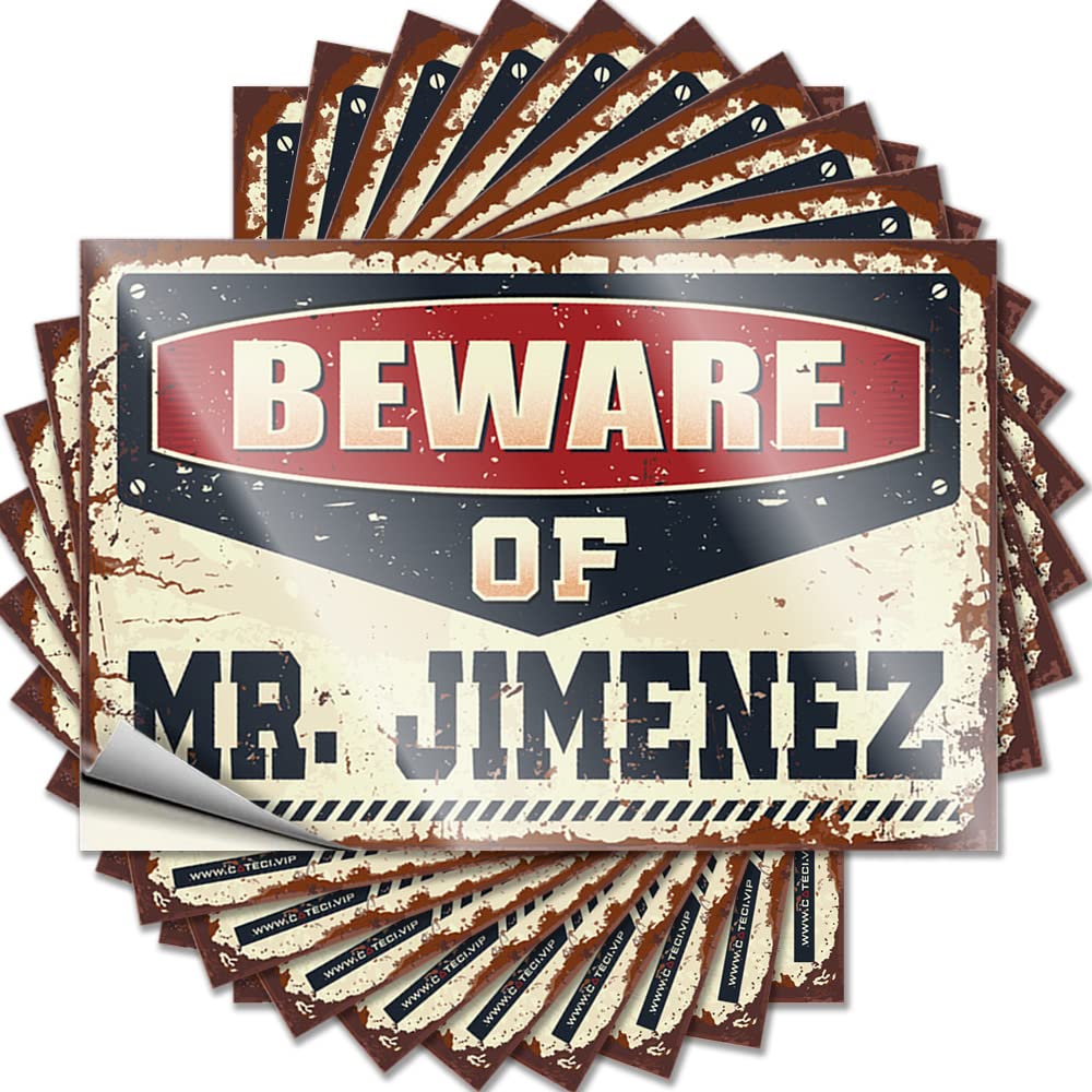Funny Sticker Girls | Spicy Decor Beware of Mr. Jimenez for Surfing(6X9CM)