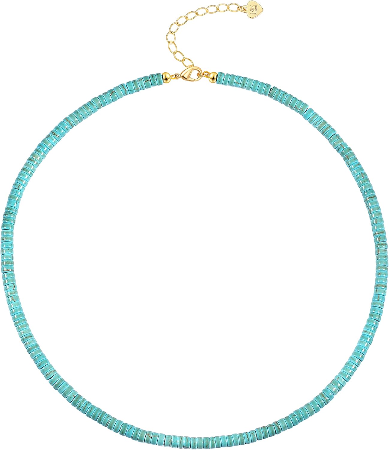 Aobei Pearl gemstone beaded choker necklace for women boho