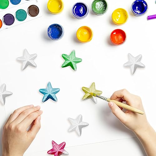 Miniatura 2 de 10 piezas de decoración de estrellas a granel para bolas de espuma de 3 pulgadas, estrella de estrella, estrella, decoración de bricolaje,