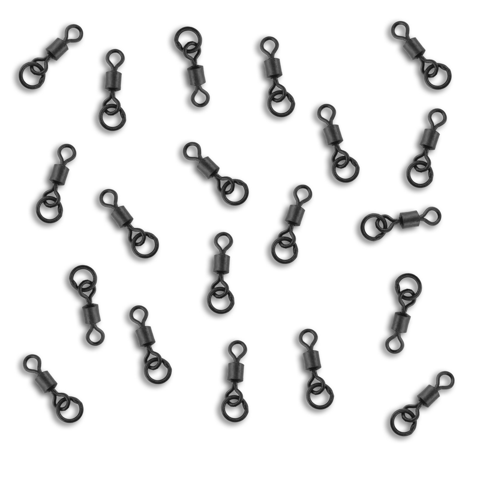 Bank Tackle Flexi Ring Swivels Size 8,11 and 22 Micro Hook Swivel (x 100 Pack, Flexi Ring Size 8)