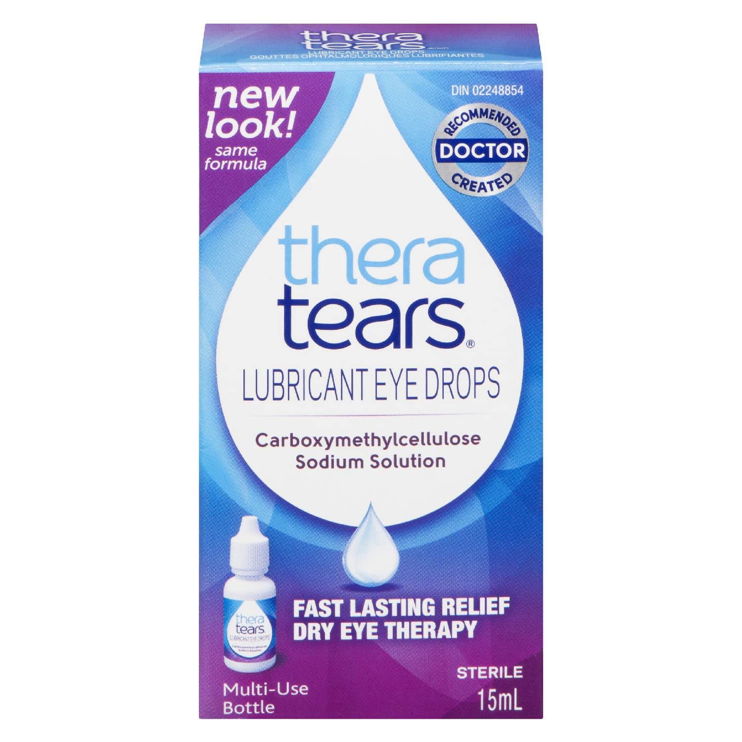 Pack of 5 - Thera Tears Dry Eye Therapy Lubricant Eye Drops 0 5 fl oz Box