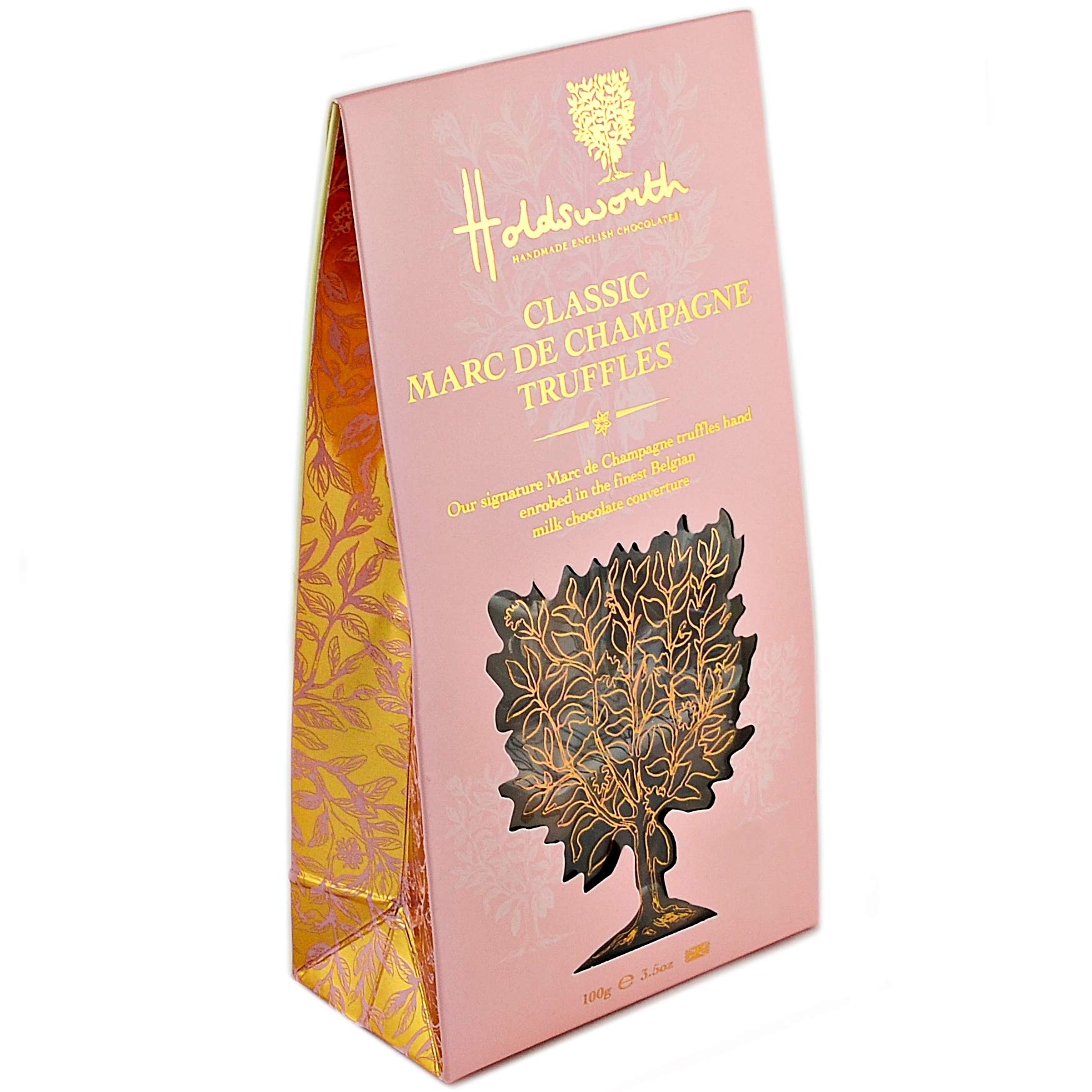 Holdsworth Chocolates Treats - Milk Chocolate Marc De Champagne Truffles - 100g