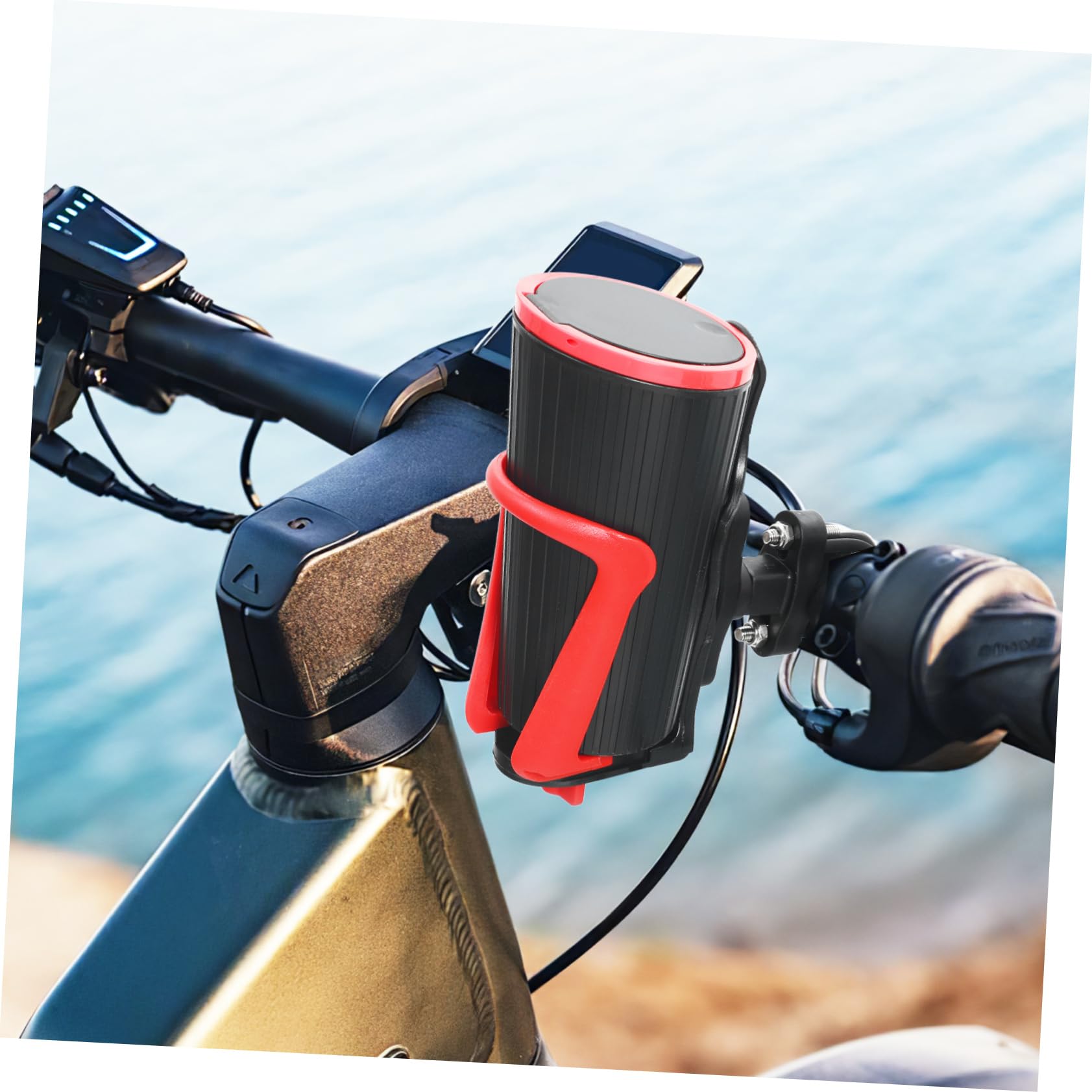 BESPORTBLE 5 Piezas Portavasos de agua para motocicleta portabotellas de motocicleta portavasos de motocicleta scooter Portabidón para bicicleta de montaña aire portavasos para cochecito PU