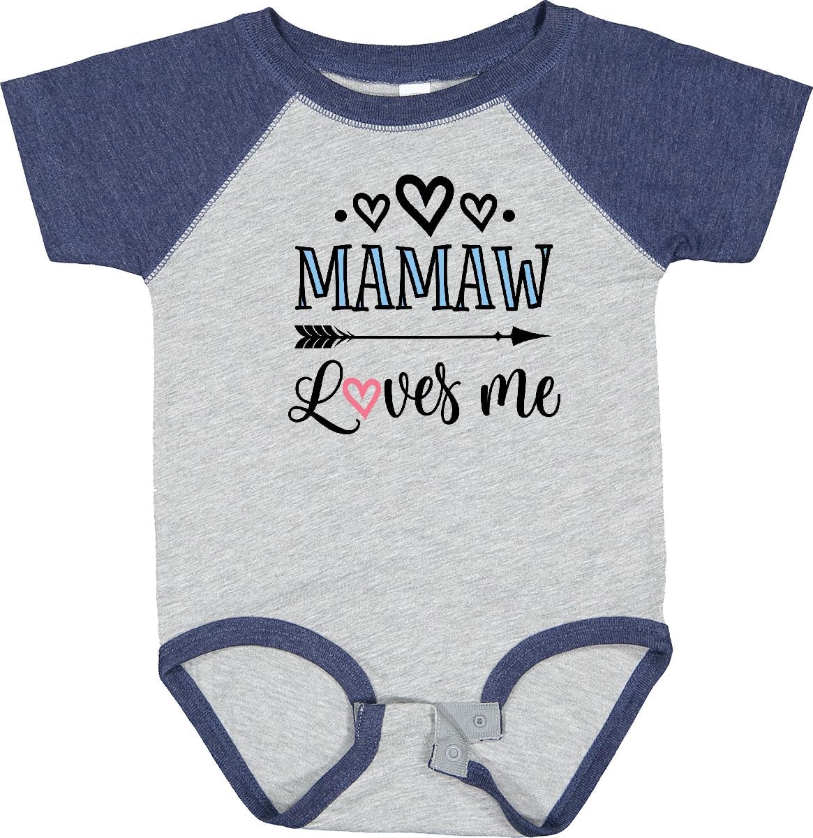 inktastic Mamaw Loves Me Grandchild Baby Bodysuit