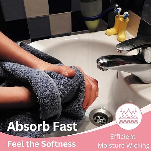 Efforest Facial Towels for Estheticians – Microfiber Soft Spa Towel for Skincare, Massage & Professional Use (White, Pack of 5)(White)