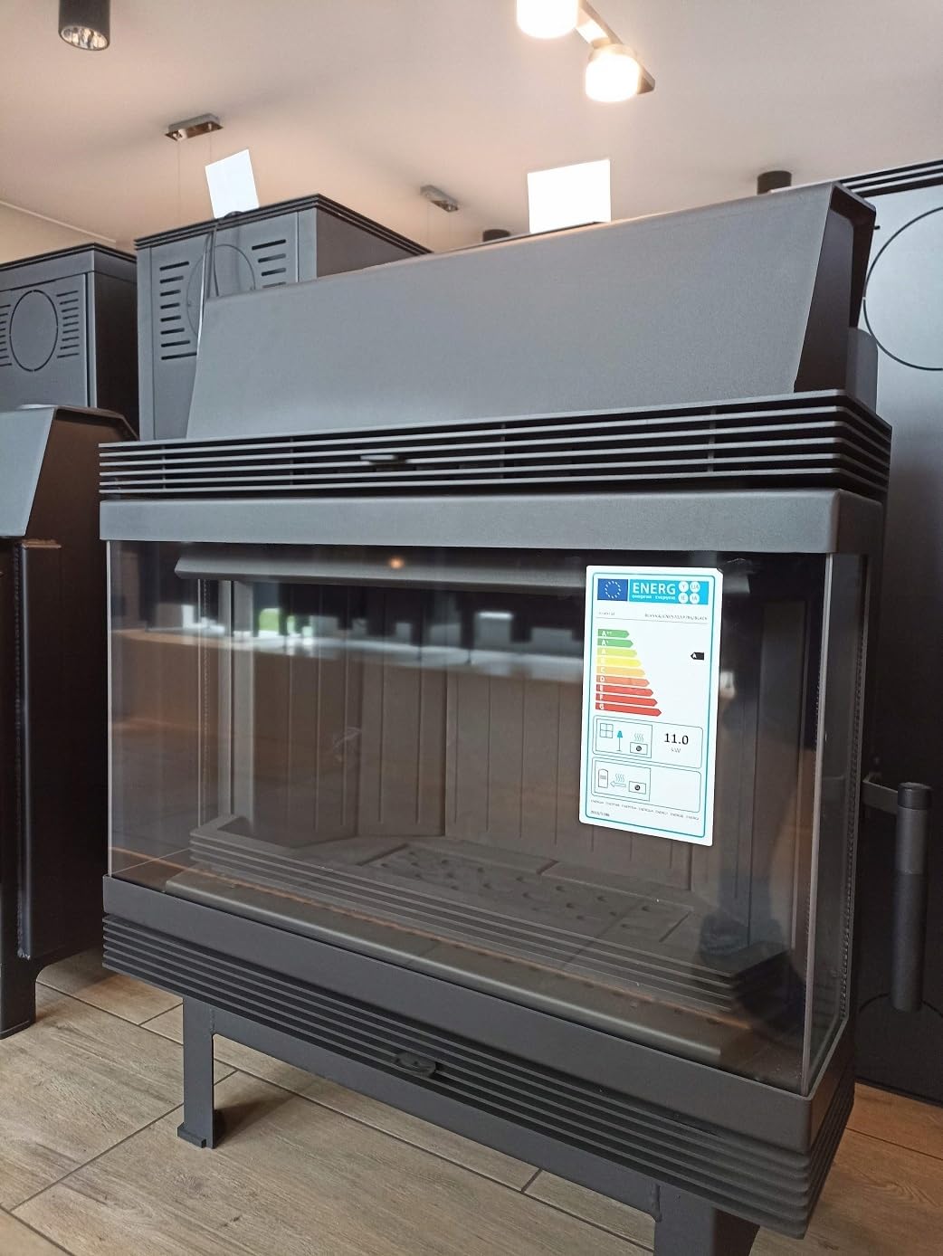 KRATKI Kamin aus Stahl 11 kW Blanka fi 180 Kamineinsatz BImSchV Stufe 2 EEK A