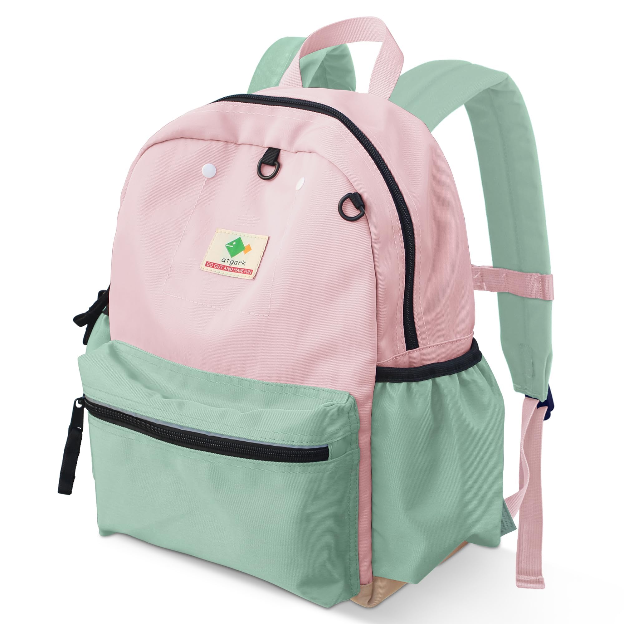 atgark Kids Backpacks For Girls Boys, Backpack Kindergarten Elementary School, Bookbag Backpack For Kids, For School & Travel, Large, K-rose-lemonade-