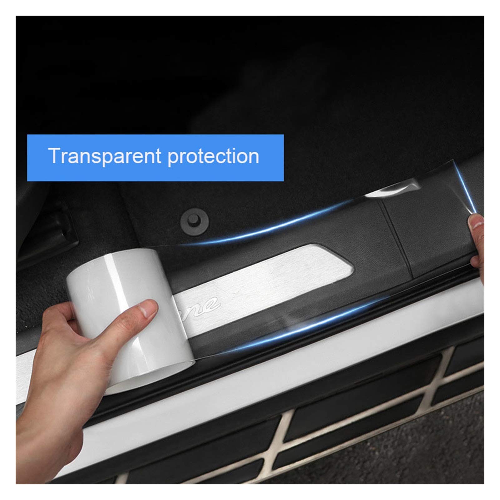 Autofolie,Car Wrapping Folie Freier Transparenter Schützender Film-Auto-Tür-Edge-Auto-Körper-Kratzer-Schutz-Auto Farbe Anti-Kratzer-Schutz-Aufkleber Nano-Tape (Color : 20cm x 10m)