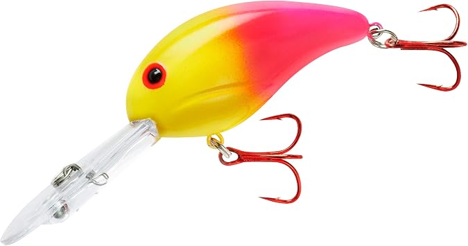 Bandit Lures Series 300 Crankbait Bass Fishing Lures, Fisghing Accessories, Dives to 12-feet Deep, 2", 1/4 oz, Sour, BDT3