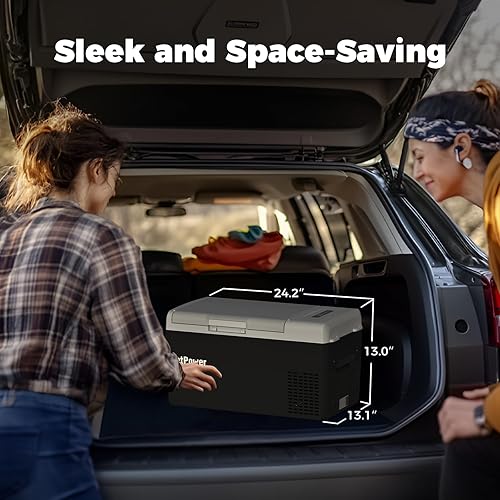 Miniatura 6 de Setpower FC20 Refrigerador portátil de 12 V, refrigerador de automóvil de enfriamiento rápido de -4  a 68 , refrigerador de automóvil de 20 L21