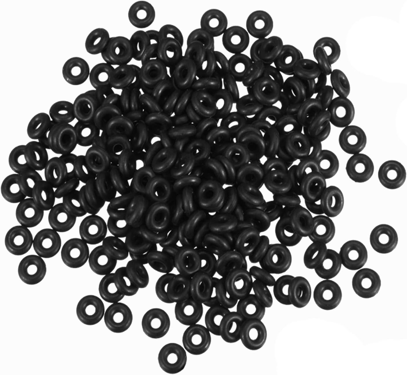100pcs 5mm Inner Diameter O-Ring Sealing Gasket Washer Made of Nitrile, Washer Gasket Sealing Ring for Plumbing,Faucet,Mechanic, Repairs, Air or Gas Connections(5x9x2)