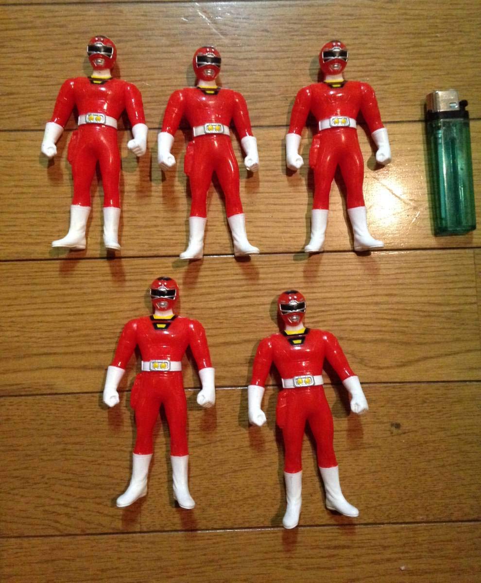 Amazon.co.jp: 激走戦隊 カーレンジャー レッドレーサー ソフビ 
