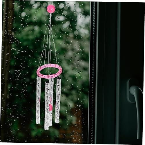 Miniatura 8 de Mipcase 1set Wind Chime Craft Kit with Pre-Threaded Tubes and Beads for Patio and Garden Decoration Fun and Educational Activity for Boys and Girls