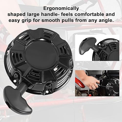 Miniatura 3 de Conjunto de arranque de retroceso 18-165-05-S Arrancador compatible con motor SH255 SH265 SH270 5.5HP 6.5HP on Go Kart Pit Bike Generator