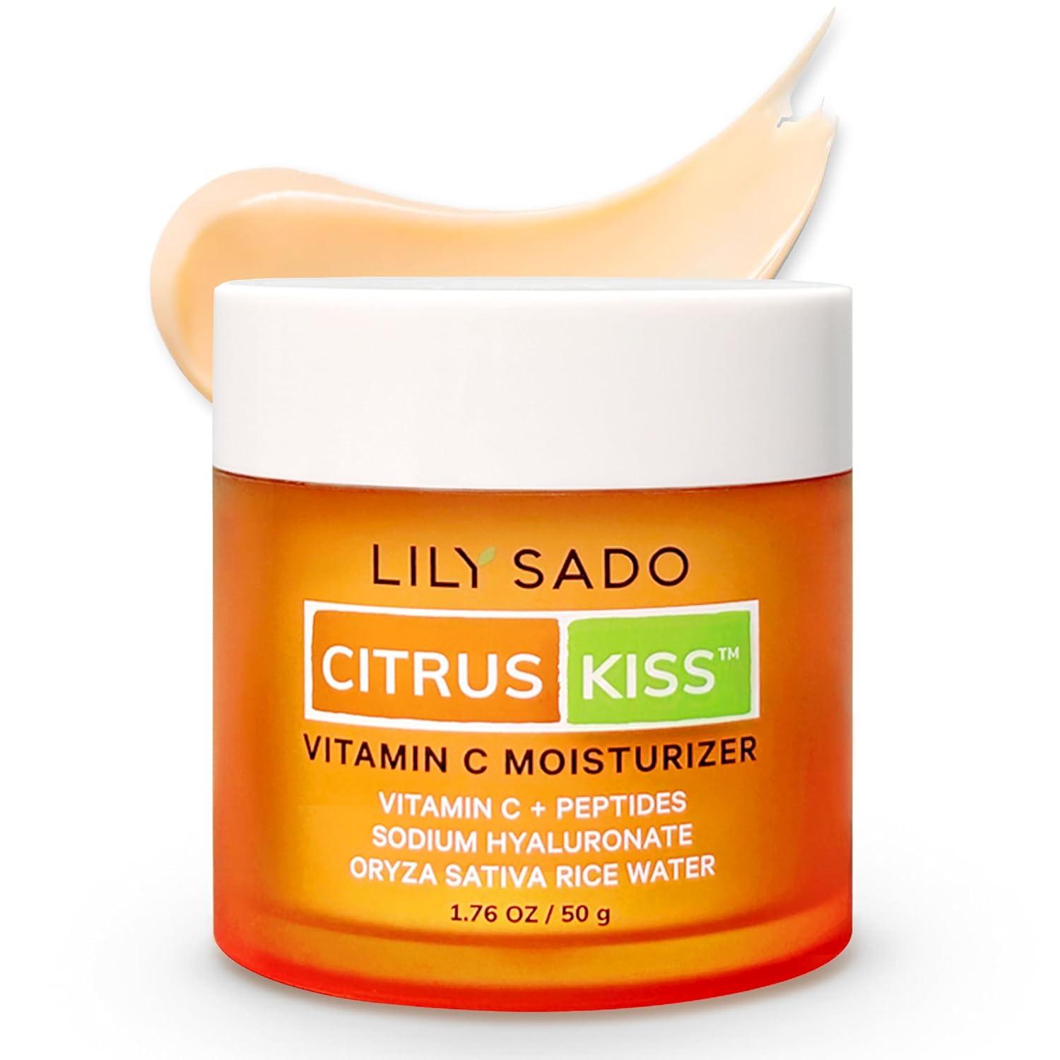 LILY SADO CITRUS KISS™ Vitamin C Moisturizer – Anti-Wrinkle Natural Vegan Daily Face Moisturizing Lotion – Hydrates, Softens, Firms & Tones for Healthy, Glowing & Radiant Skin. For Women & Men