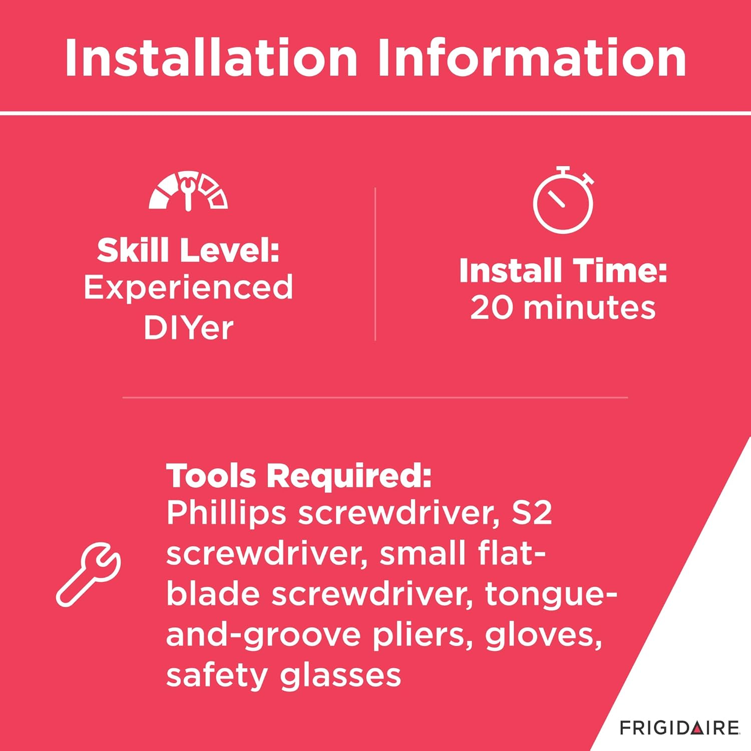 Frigidaire 5304505192 Washer Water Inlet Valve for Washing Machines