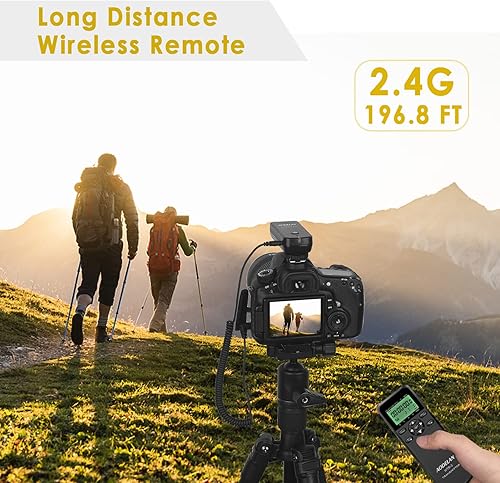 Miniatura 4 de Intervalómetro de obturador inalámbrico con control de temporizador con LCD y HDR para Nikon D750, D5300, D5600, D7200, D7500, Z6, Z7, Z9, D800,