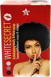 White Secret - Jabón exfoliante corporal y fa...