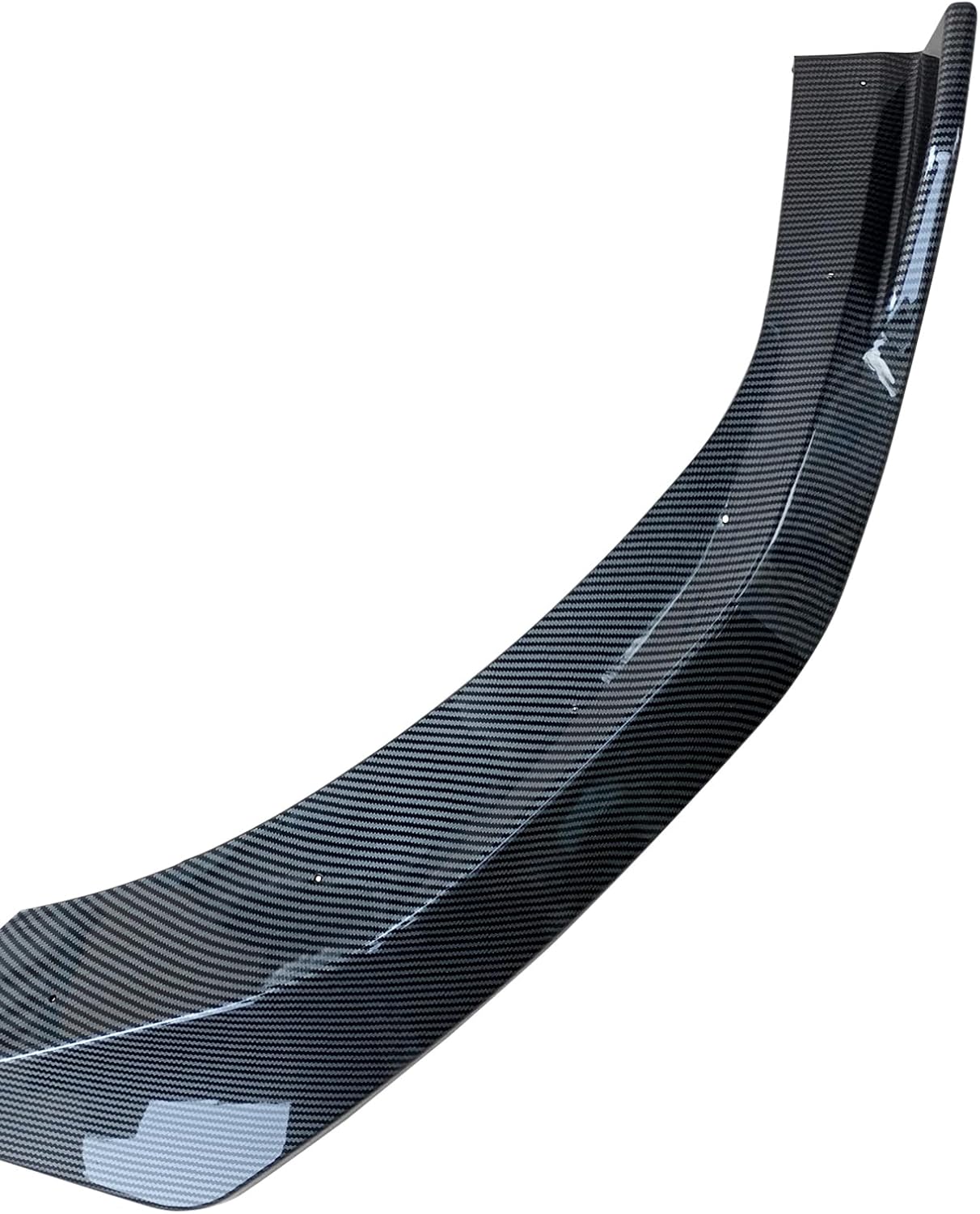 YOUNGERCAR Front Lip Fit for 2024 2025 2026 Hyundai Sonata SE SEL Standard Facelift Splitter Bumper Body Kit Carbon Fiber Style Front Bumper Lip Spoiler ABS 3PCS