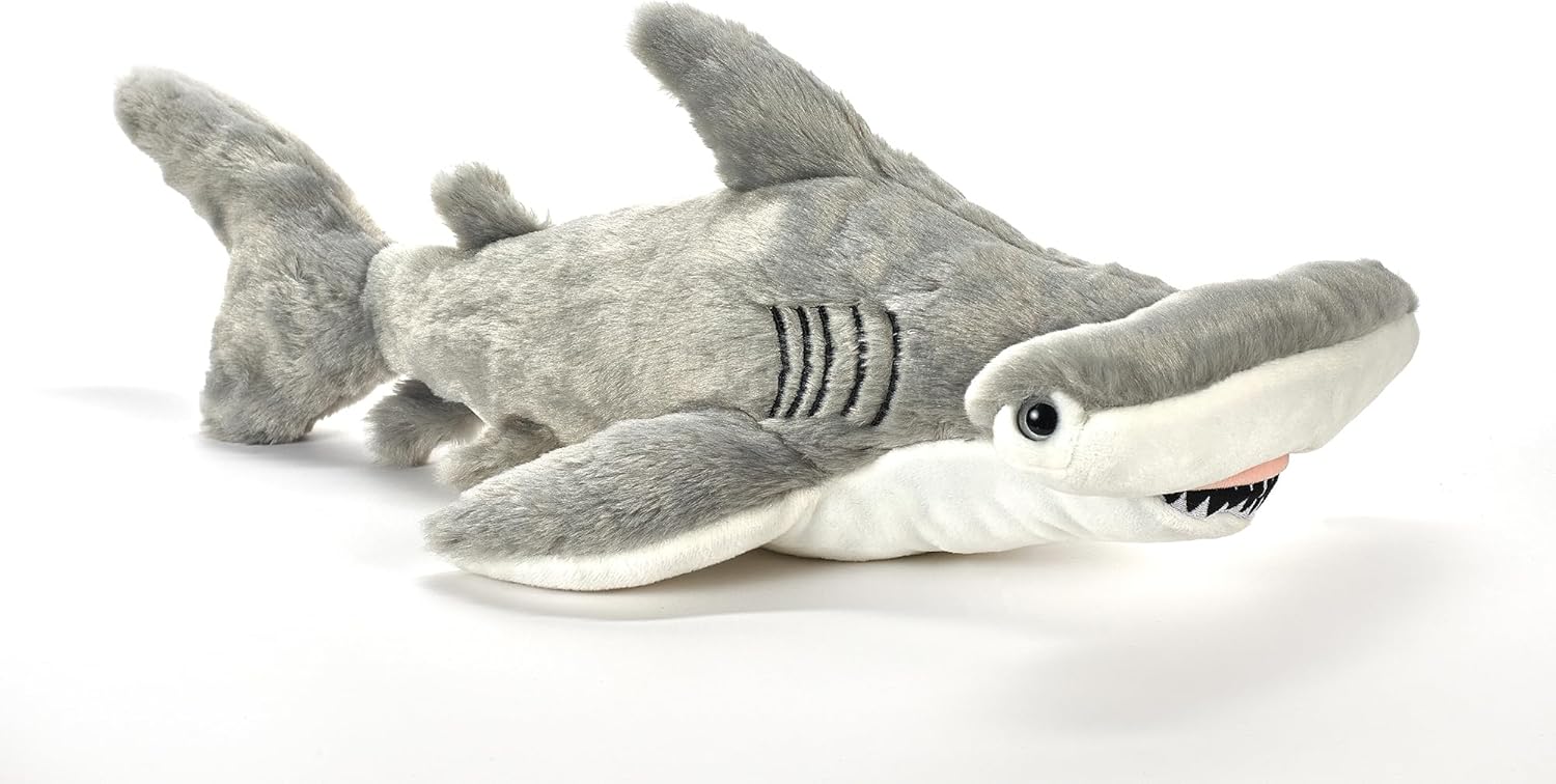 The Petting Zoo Hammerhead Shark Stuffed Animal Plushie, Gifts for Kids, Wild Onez Ocean Animals, Shark Plush Toy 19 inches