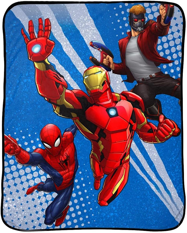 Marvel Avengers Blanket Kids Bedding Throw - 46 in. x 60 in.