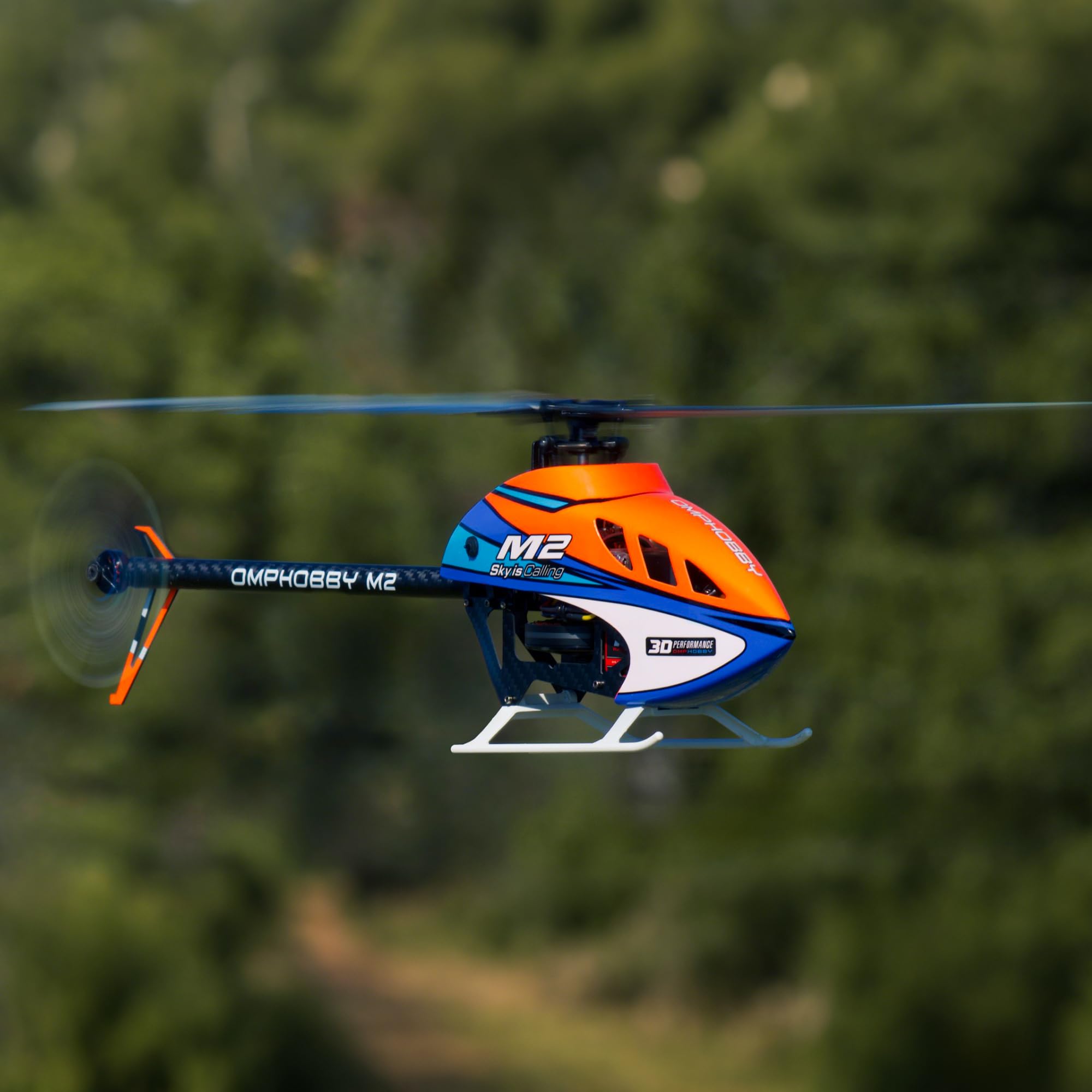 OMPHOBBY M2 V3 PRO RC Hubschrauber für Erwachsene, Unterstützt APP-Tuning und Telemetrie, 6Kanal 3D Bürstenlos-Direktantrieb, 320g Leicht, OFS3 Flugsteuerung, 200er Mini Helikopter Outdoor Orange PNP