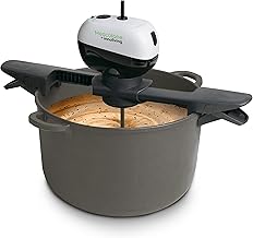 Innoliving Mescolatore Automatico INN-785 Mescolone, Miscelatore da cucina a Batteria Regolabile, Senza Fili, Facile da Pulire
