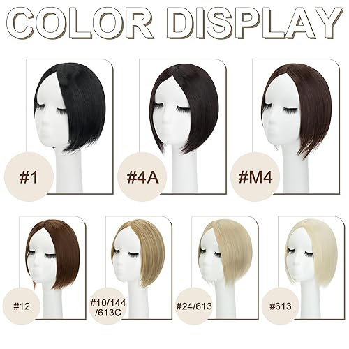 Miniatura 7 de SEGO Pelucas sintéticas de 10 pulgadas para mujer, extensiones de cabello con clip de volumen, pelucas para adelgazar el cabello, color marrón medio