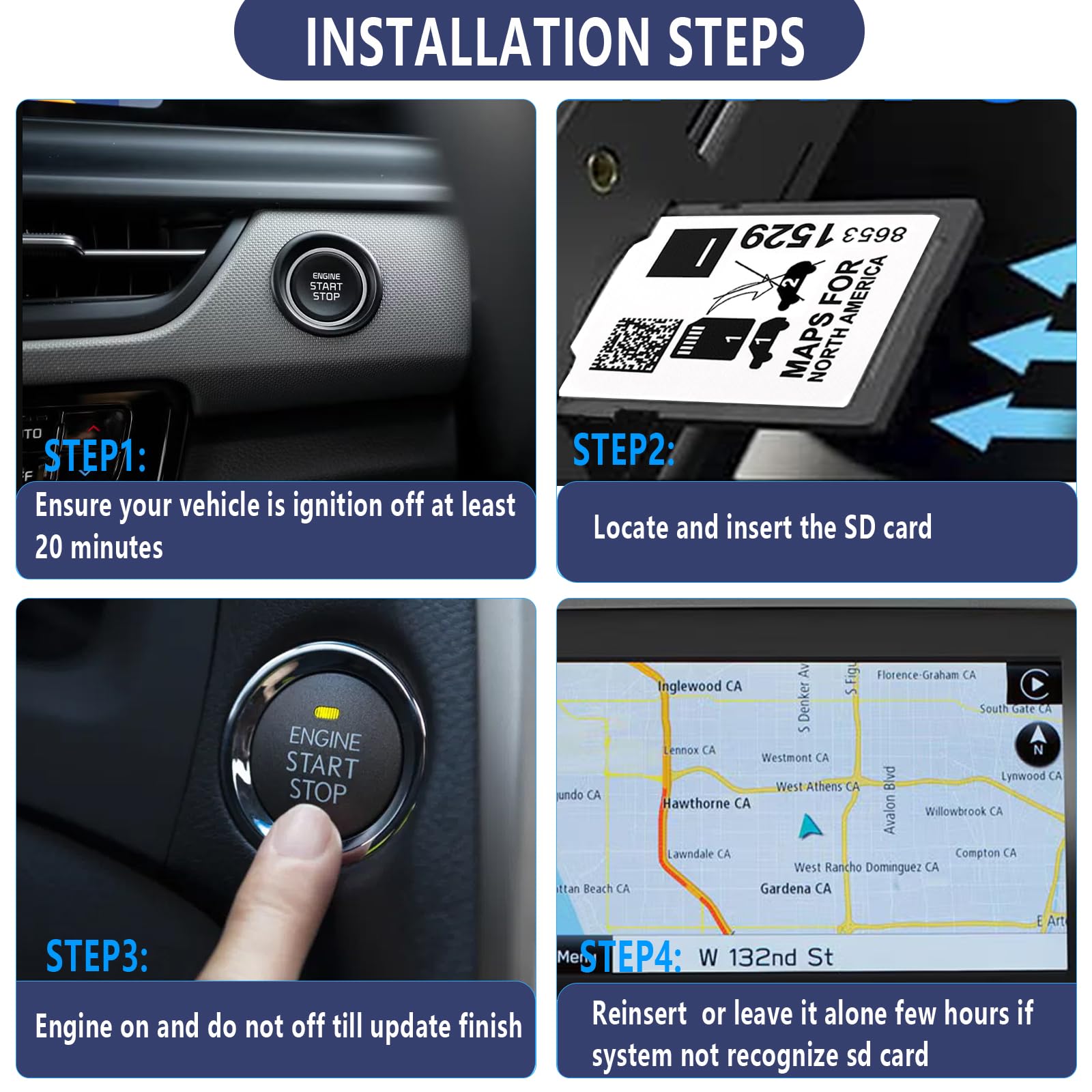 Latest Navigation SD Card Map Update – 86531529 Compatible With GM
