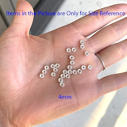 Miniatura 10 de 200 piezas de Adabele Grado A de 0.236 in (0.24 pulgadas) de diamantes de imitación Rondelle espaciadores redondos sueltos (púrpura amatista) de