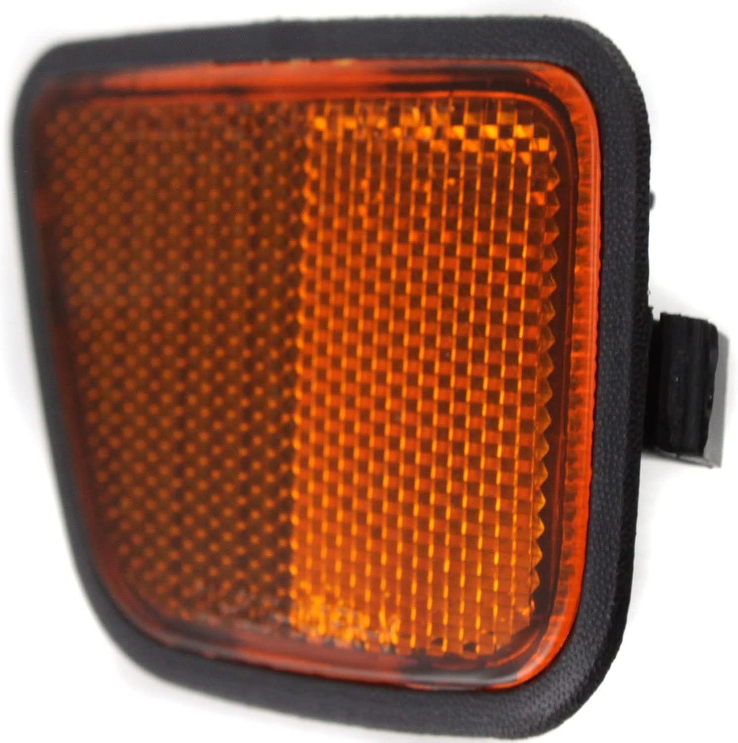 Evan Fischer Front, Driver and Passenger Side Bumper Reflector Set of 2 Compatible with 1997-2001 Honda CR-V - HO2557101, HO2556101