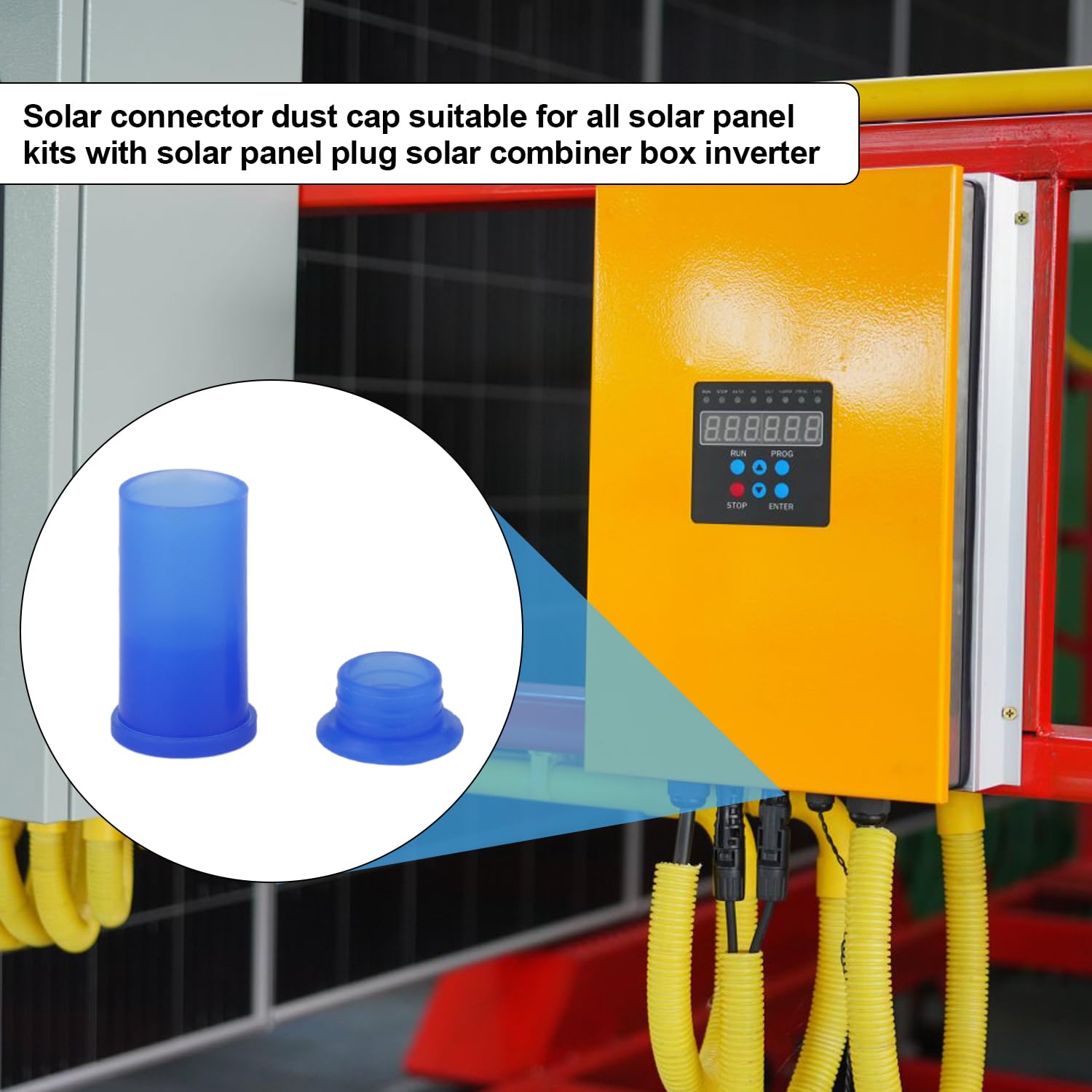 Crediri 10 paia MC4 maschio/femmina cavo pannello solare per impianto fotovoltaico, accessori per cavi pannello solare impermeabile - Nero