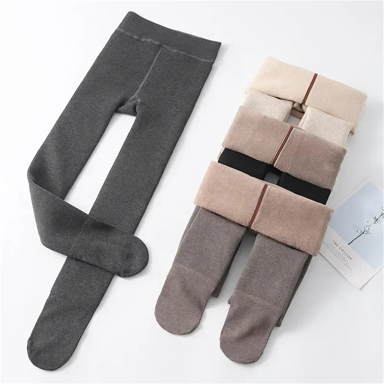 Collant invernali for bambine e ragazze in velluto – Leggings for bambini in cotone e poliestere addensato | Neve calda Mantieni i collant caldi