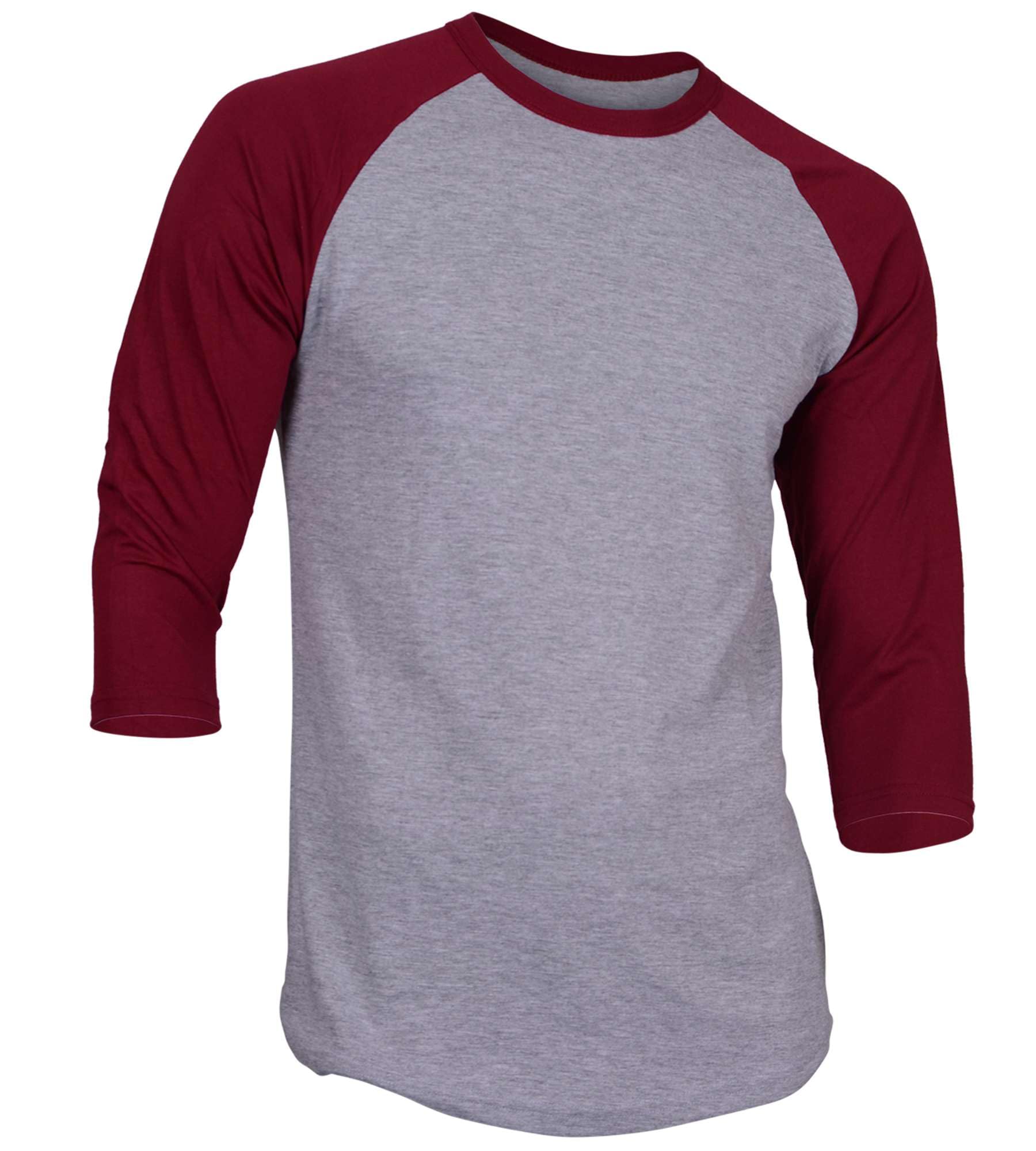Dream USA Men's Casual 3/4 Sleeve Baseball T-shirt Raglan Jersey Shirt