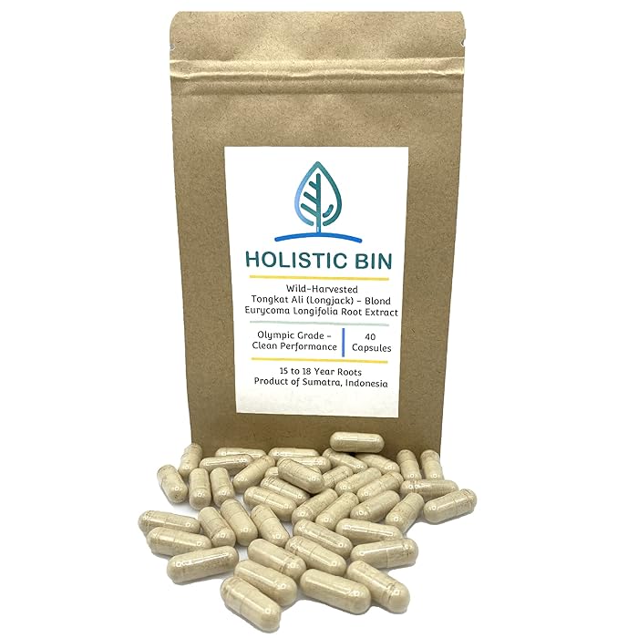 Buy Indonesian Tongkat Ali Capsules by Holistic Bin 1000mg Per