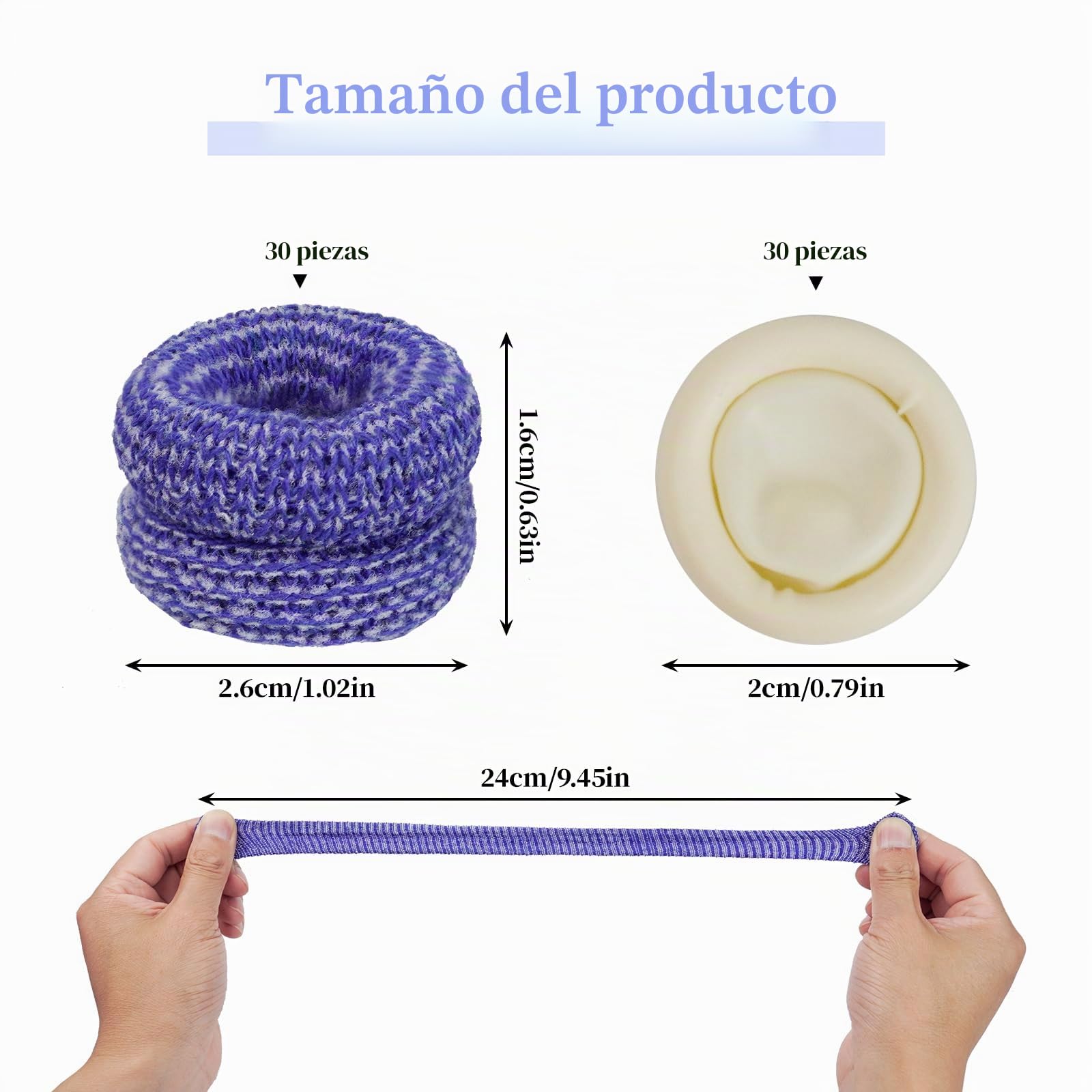 60 Piezas Vendaje De Dedo ApóSitos Para Dedos, Azul Venda Tubular Dedos Dediles Y Blanco Vendas Para El Pulgar, ProteccióN De Dedos En Lesiones, Vendas Tubulares Transpirables para Trabajo, Cocina