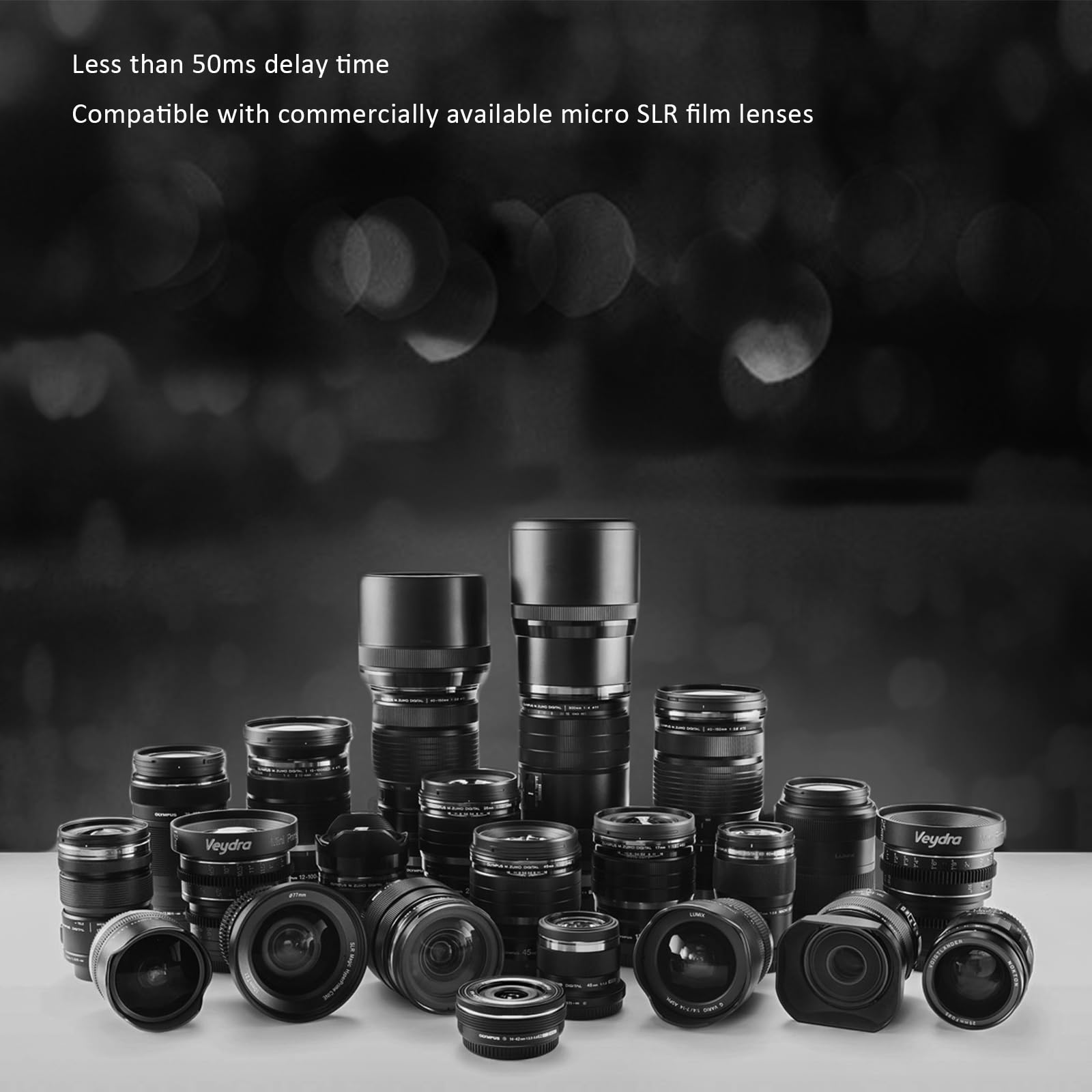 TILTA Follow focus Nucleus-M Sistema di controllo dell'obiettivo wireless per obiettivo per fotocamera mirrorless DSLR, con unità manuale 2 Impugnatura wireless 2 Motore wireless WLC-T03