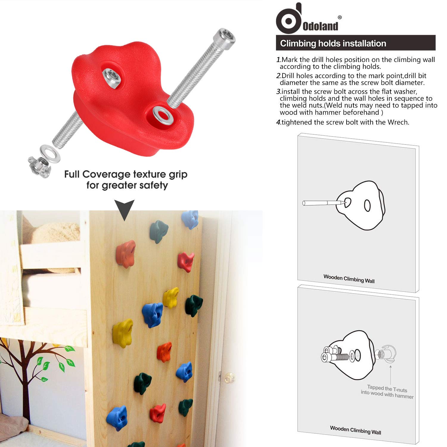 Rock Climbing Holds Rocky Mountain Climbing Gear 10 Large Kids