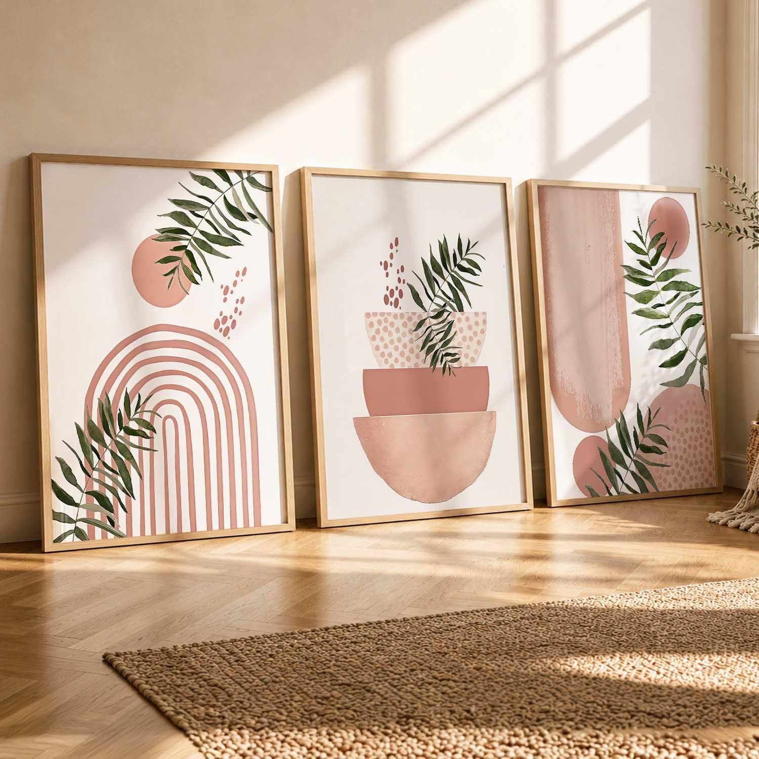 Minimalist Boho Wall Art - Set of 3 Prints -25 Minimalist Boho Wall Art - Set of 3 Prints -25