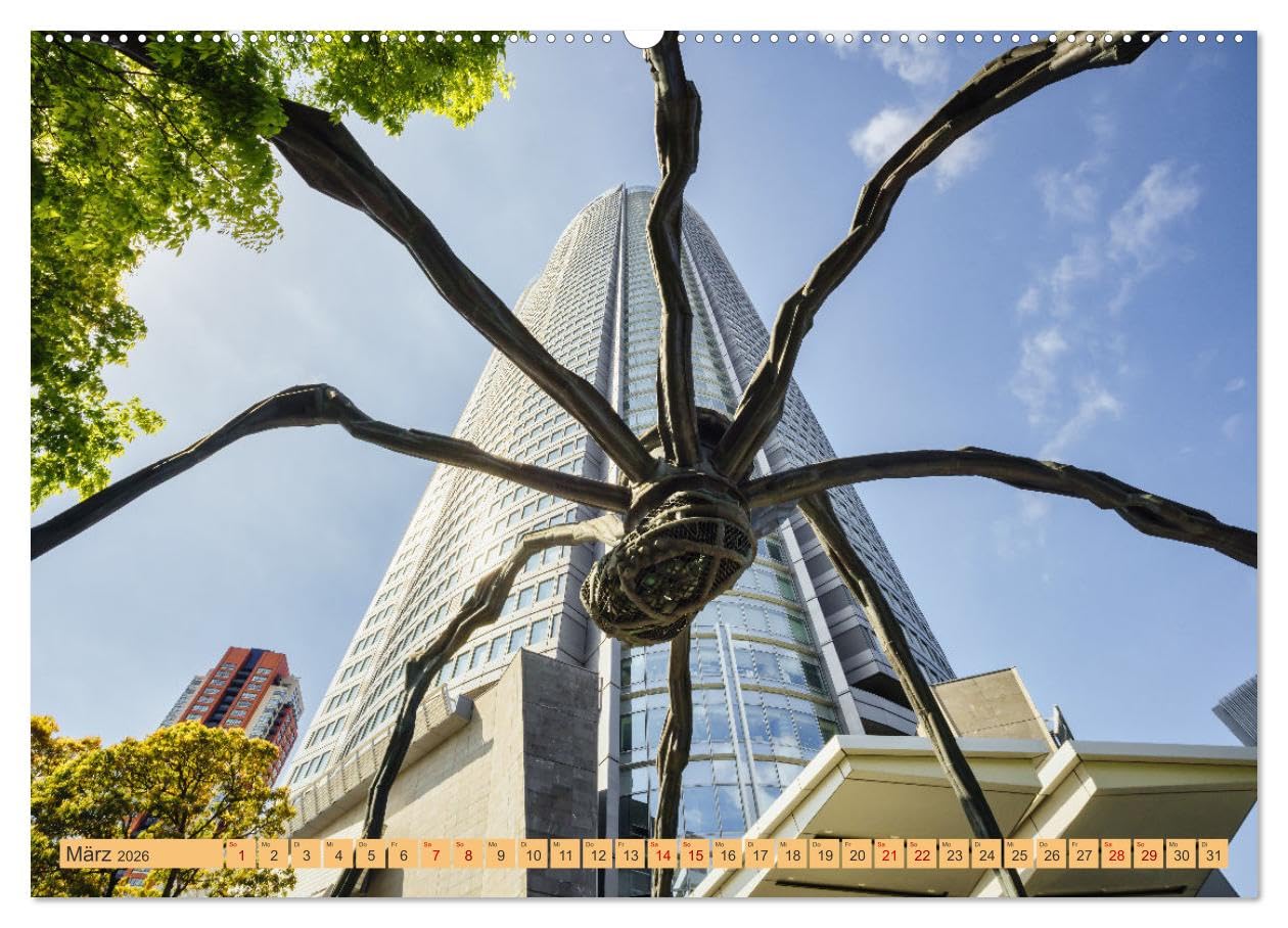 Impressionen aus Tokio, der Megastadt im Land der aufgehenden Sonne (hochwertiger Premium Wandkalender 2026 DIN A2 quer), Kunstdruck in Hochglanz: ... durch Japans Hauptstadt Tokio (CALVENDO Orte)