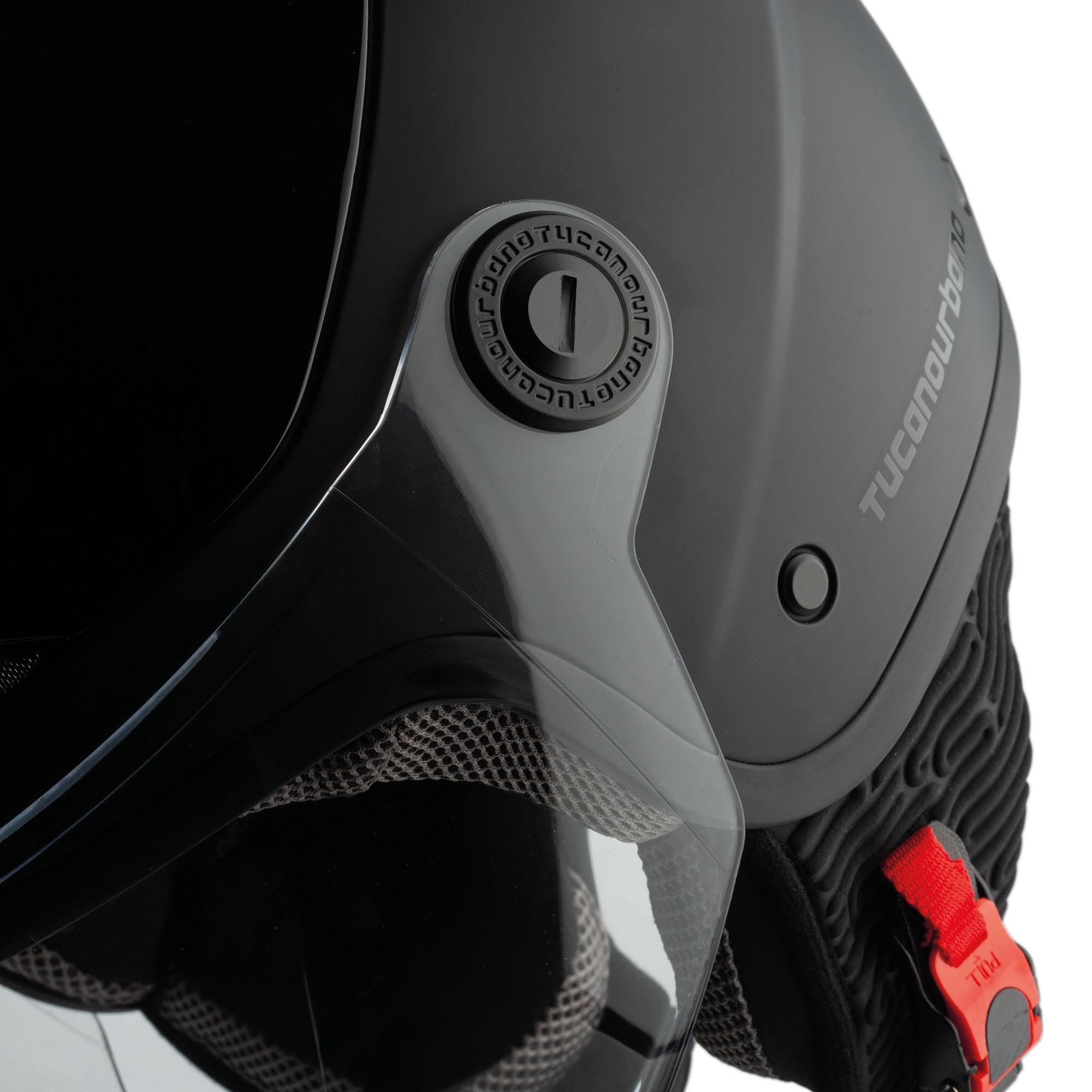 Casco Tucano Urbano El Pop Grigio Carbone Nero M 57-58 cm