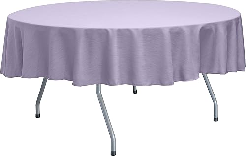 Miniatura 1 de ULTIMATE TEXTILE Majestic - Mantel redondo reversible de satén Shantung de 60 pulgadas, se adapta a mesas de menos de 60 pulgadas de diámetro,