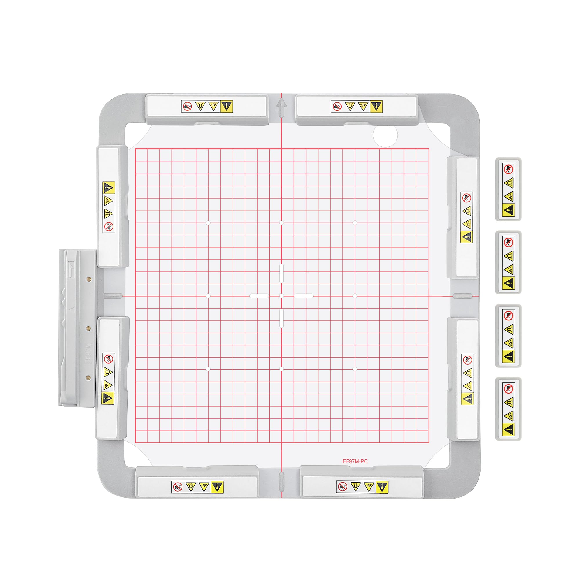 Sew Tech Magnetischer Stickrahmen für Brother Innovis Luminaire XP1 Dream Machine XV8500D Babylock Solaris Meridian Altair Destiny Destiny Ⅱ Solaris Vision Machine, 24,1 x 24,1 cm Mighty Snap
