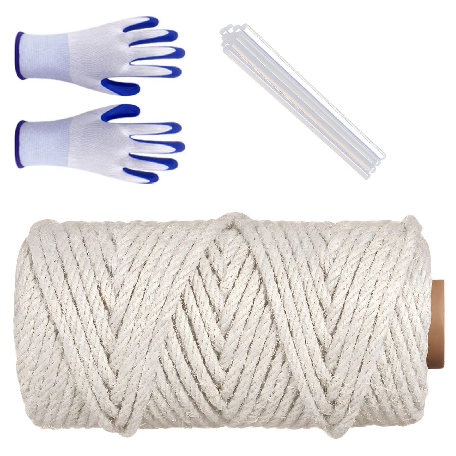 1/4 Measurement Strong Sisal Rope Suitable for Building Homemade Trees and Climbing Structures Safe Scratch Rope