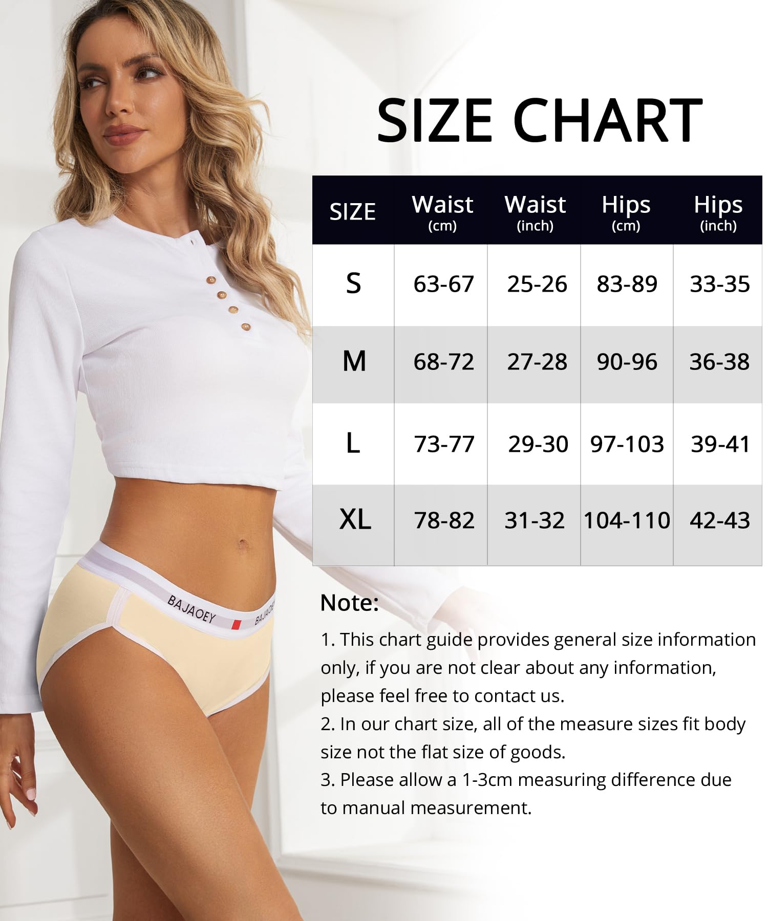 Damen Bikini Unterwäsche Feuchtigkeitstransport Baumwolle Atmungsaktiv Hipster Höschen für Frauen Weiche Bequeme Slips 5 Pack S-L