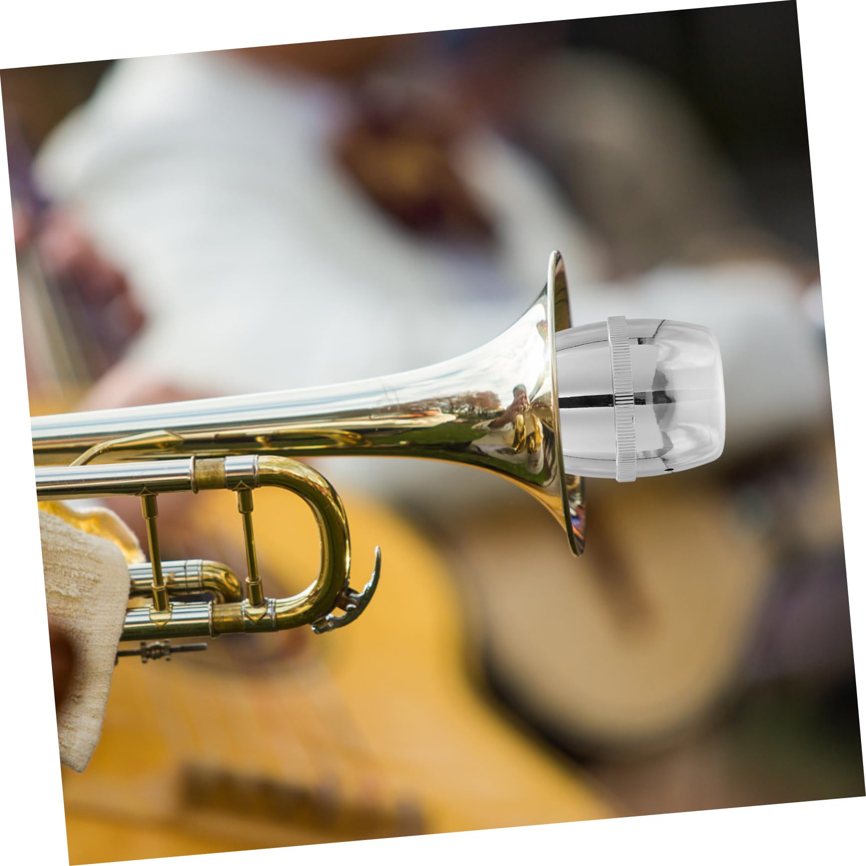 Wakauto 1 Pc Mute Trumpet Mute Wind Instrument Deaf Straight Trombone Replacement Trumpet Mute Bass Speaker Mute For Trumpet Abdominal Trumpet Small Plunger